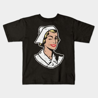 Retro Vintage Nurse Kids T-Shirt